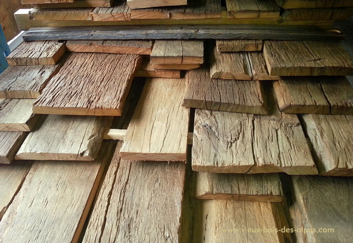 extérieur de poutre vieux chène 30 mm